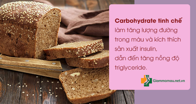 Carbohydrate tinh chế gây viêm khớp.