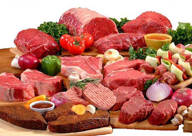 Thịt đỏ chứa nhiều đạm và acid béo
