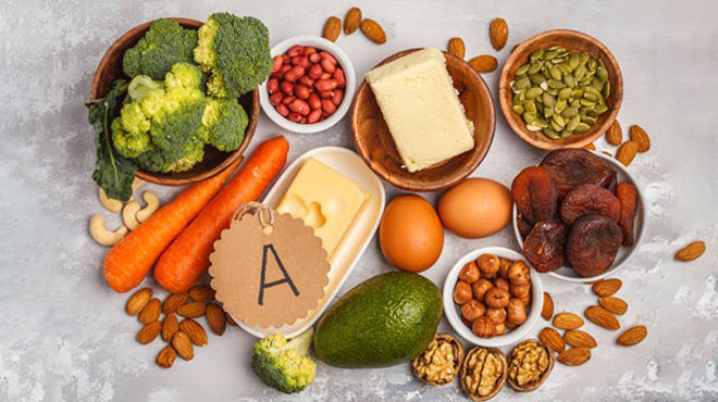 thực phẩm chứa nhiều vitamin A