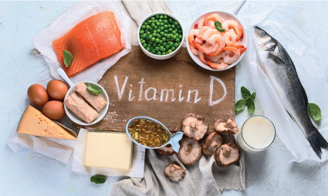 Bổ sung các thực phẩm nhiều vitamin D