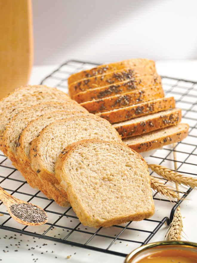 Bánh mì hạt lanh, hạt chia tốt cho bệnh nhân tiểu đường