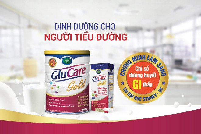 Sữa Glucare Gold chuyên biệt dành cho người bệnh tiểu đường