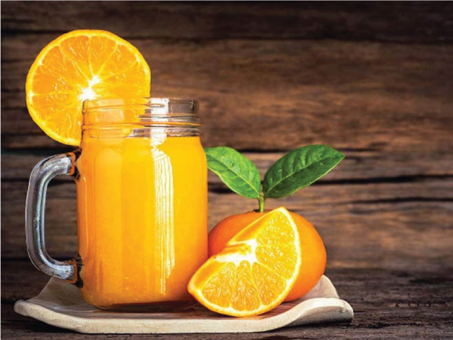 Nước cam ép giàu Vitamin C và chất chống Oxy hóa