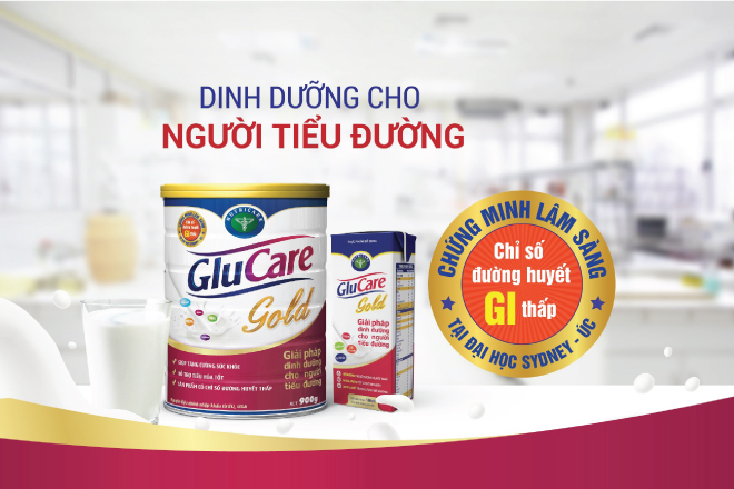 Sữa Glucare Gold chuyên biệt dành cho bệnh nhân tiểu đường