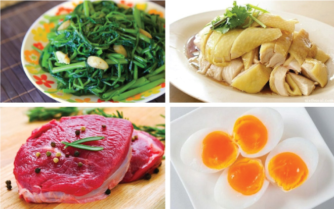 Thực phẩm chứa nhiều protein