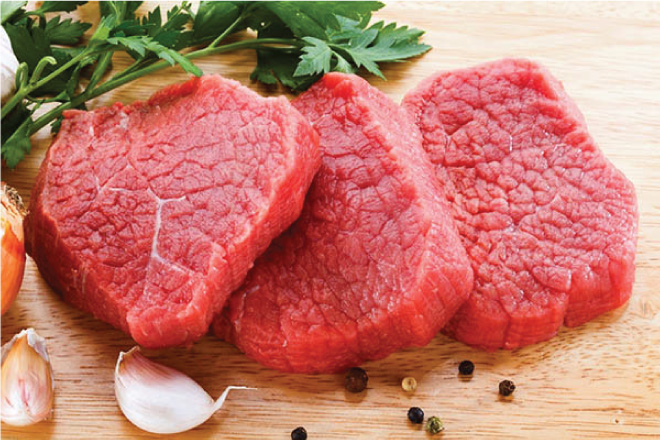 Thịt đỏ gay ko đảm bảo chất lượng cho tất cả những người bị gãy xương