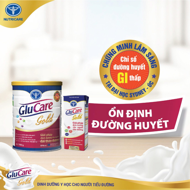 Sữa Glucare Gold giúp ổn định đường huyết