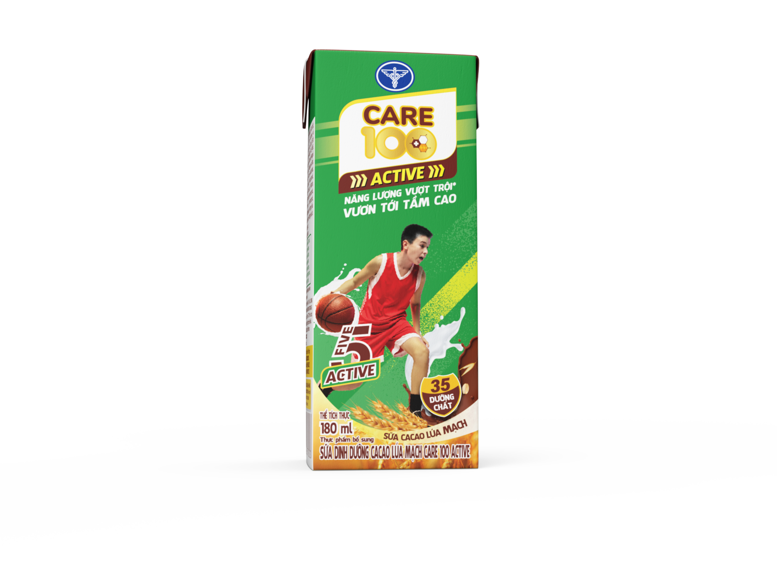 Sữa dinh dưỡng cacao lúa mạch Care 100 Active