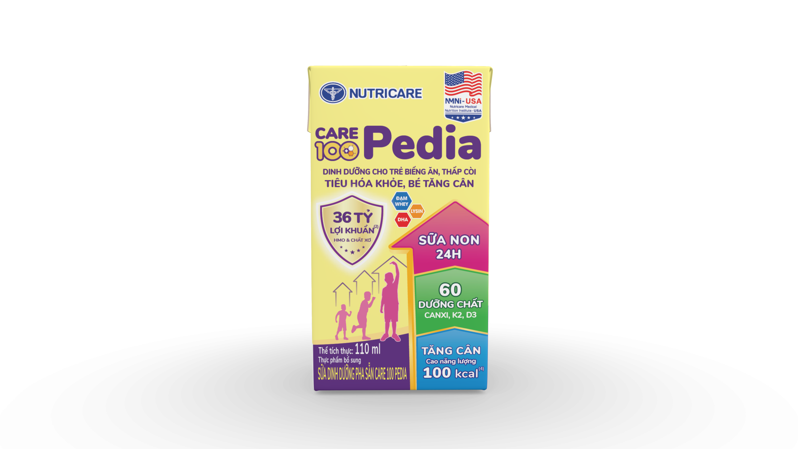Sữa dinh dưỡng pha sẵn Care 100 Pedia