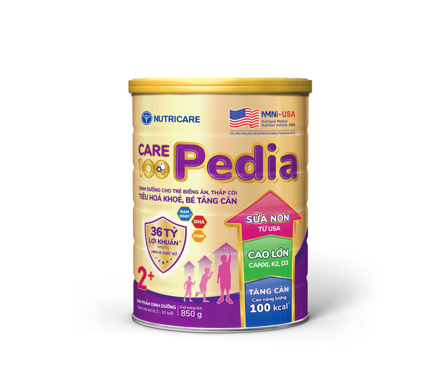 Sản phẩm dinh dưỡng Care 100 Pedia 2+