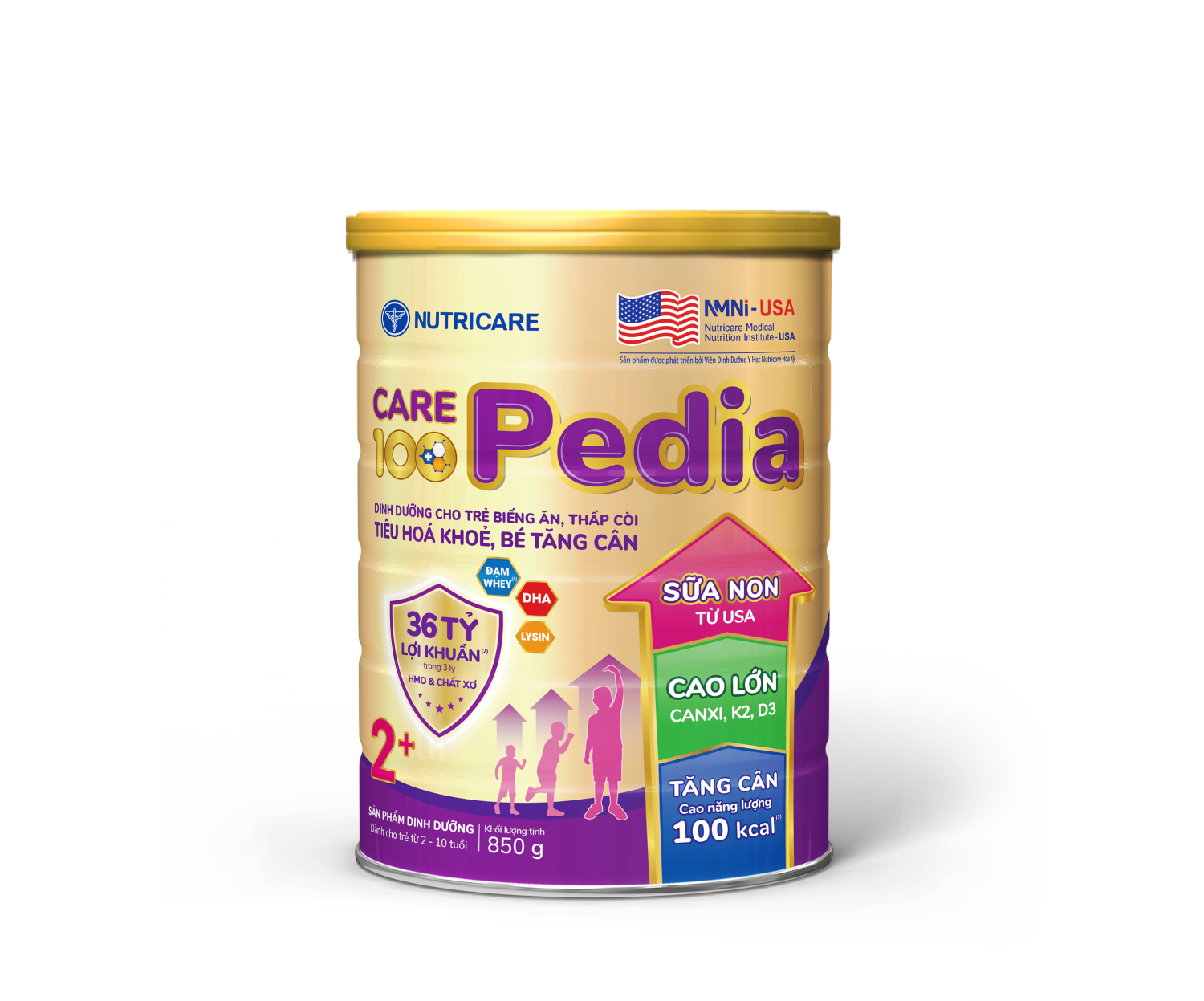Sản phẩm dinh dưỡng Care 100 Pedia 2+