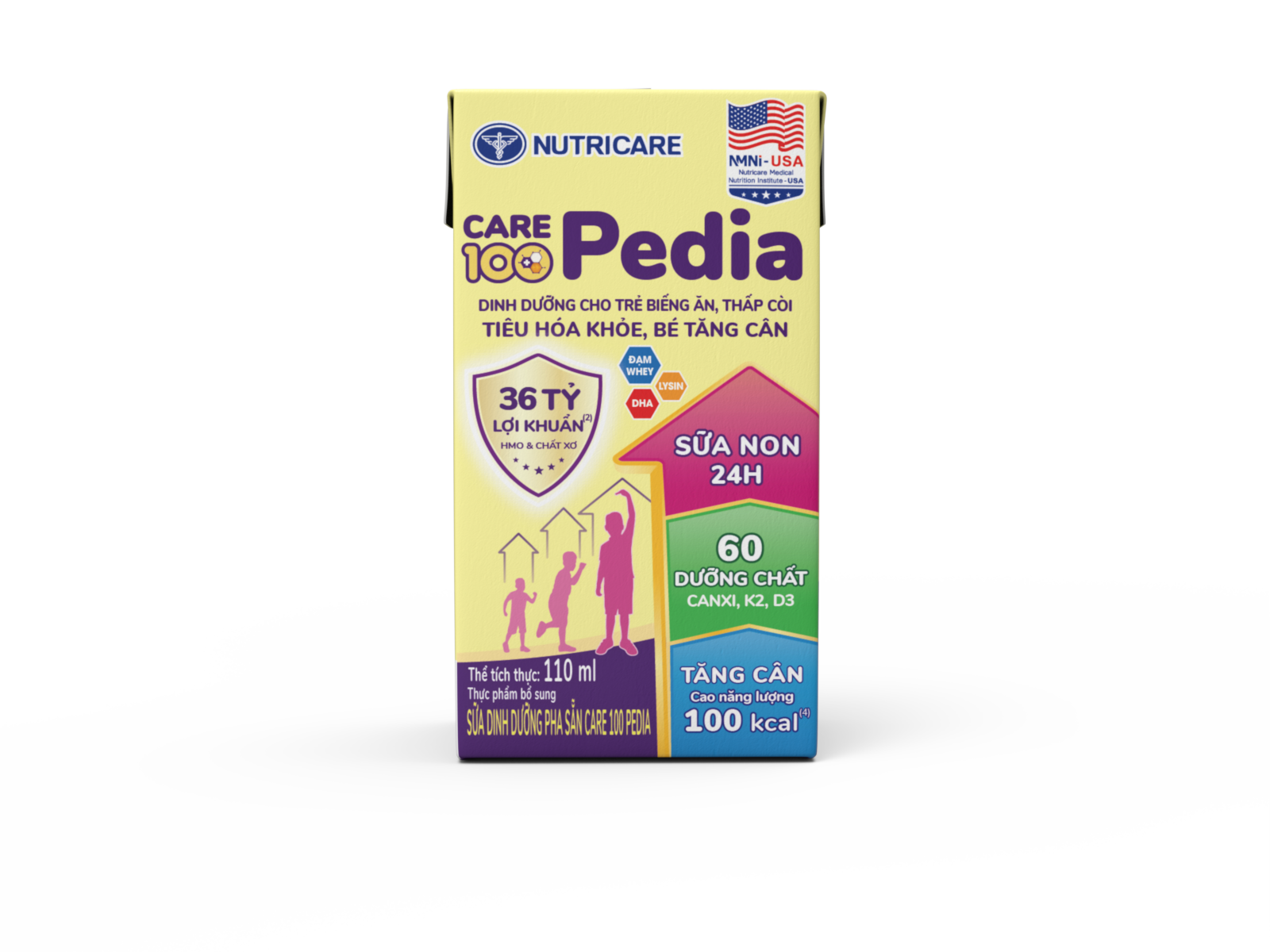 Sữa dinh dưỡng pha sẵn Care 100 Pedia