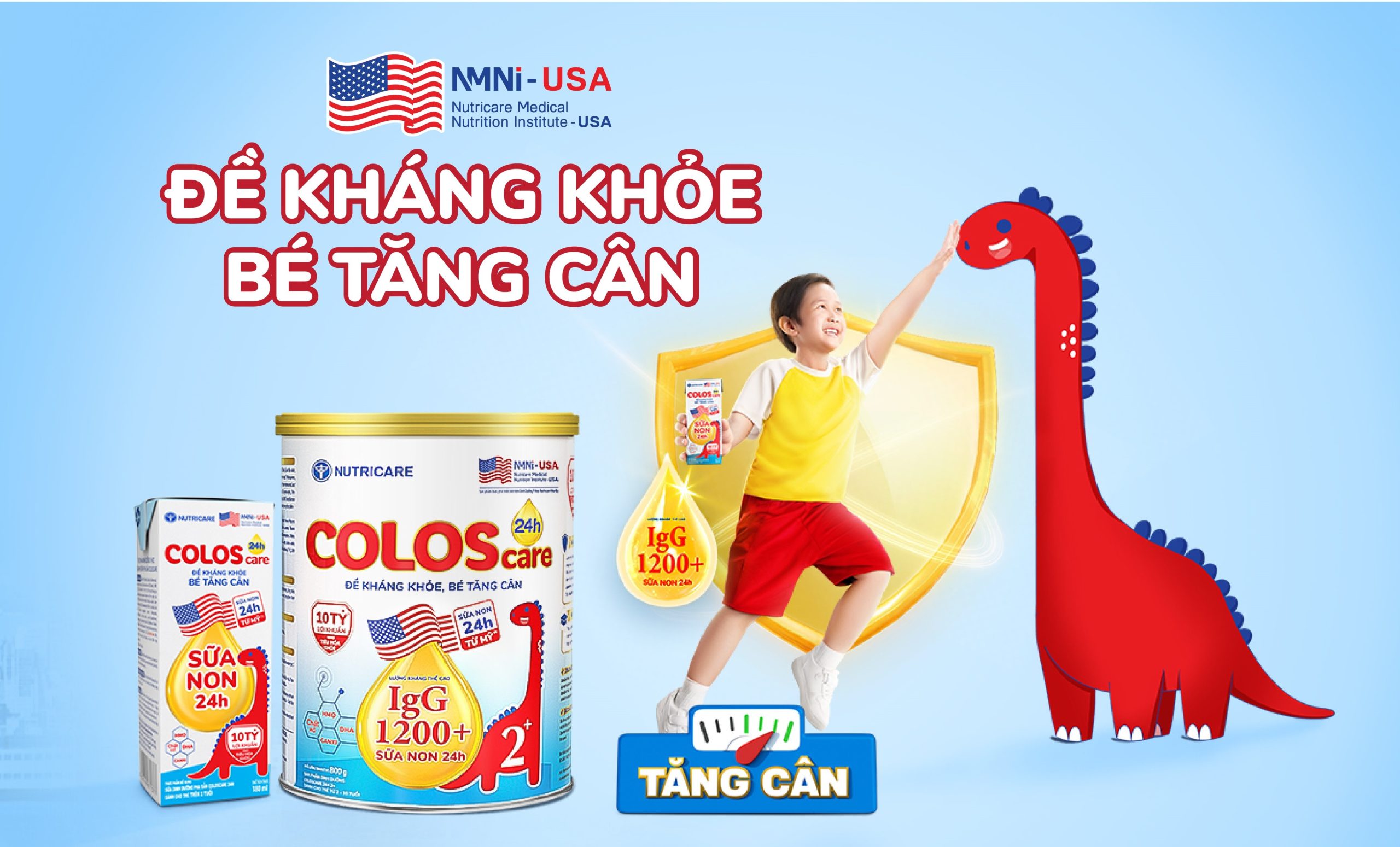 ColosCare 24h mới – Đề kháng khỏe, Bé tăng cân