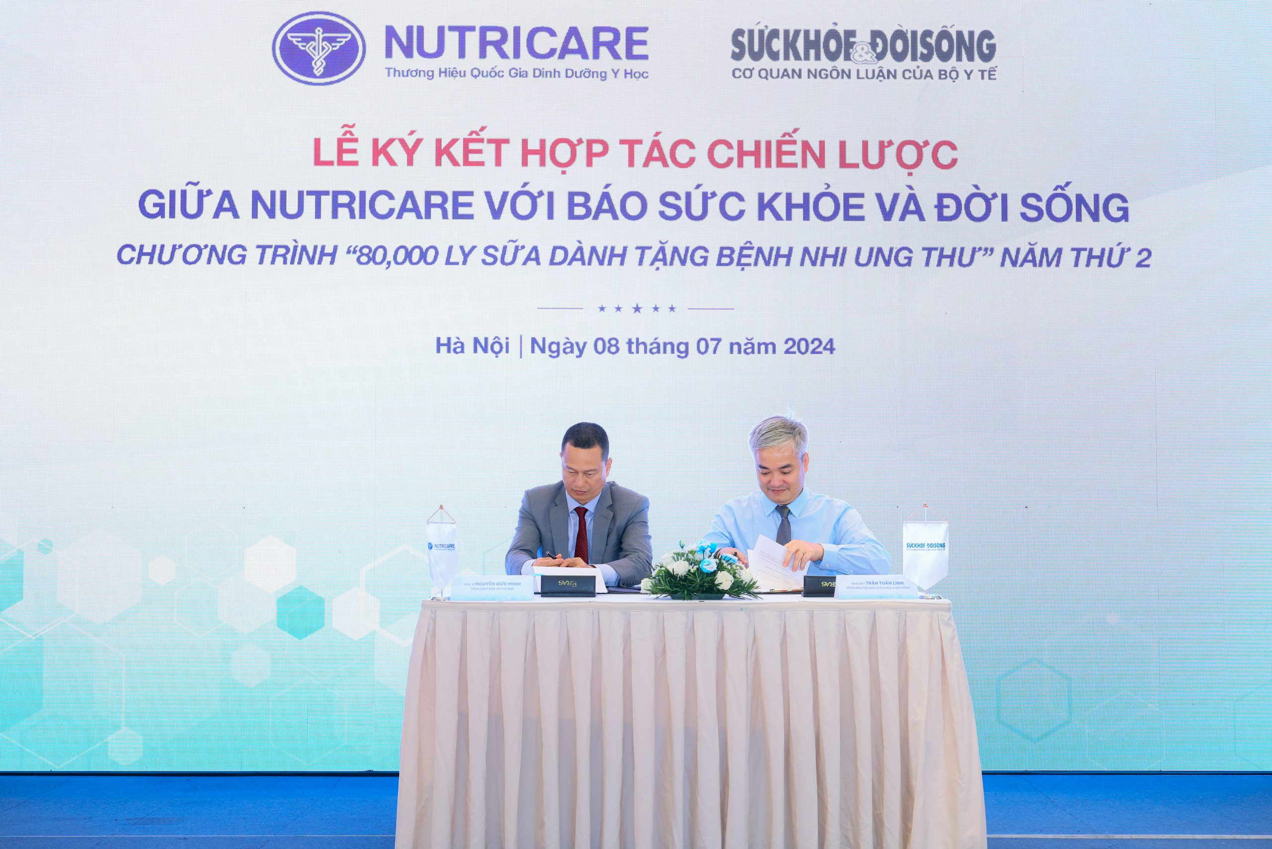 Nutricare tiếp tục hành trình trao tặng 80.000 ly sữa dinh dưỡng đến bệnh nhi ung thư
