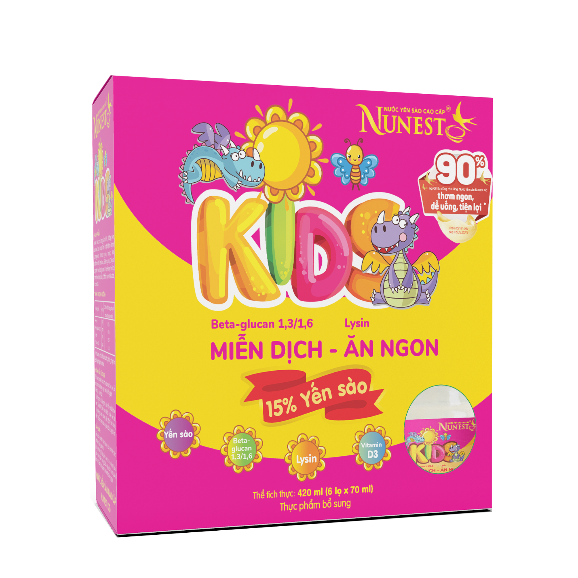 Nước yến sào cao cấp Nunest Kid