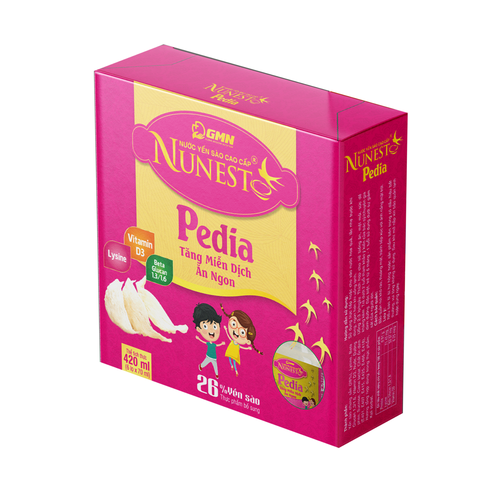 Nước yến sào cao cấp Nunest Pedia