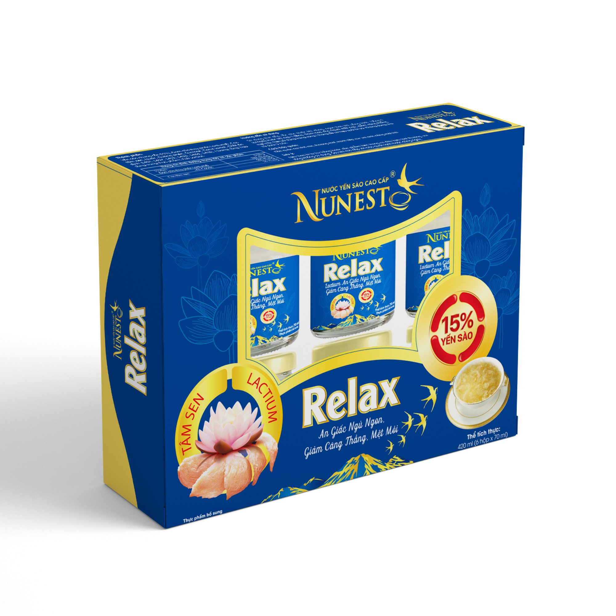 Nước yến sào cao cấp Nunest Relax