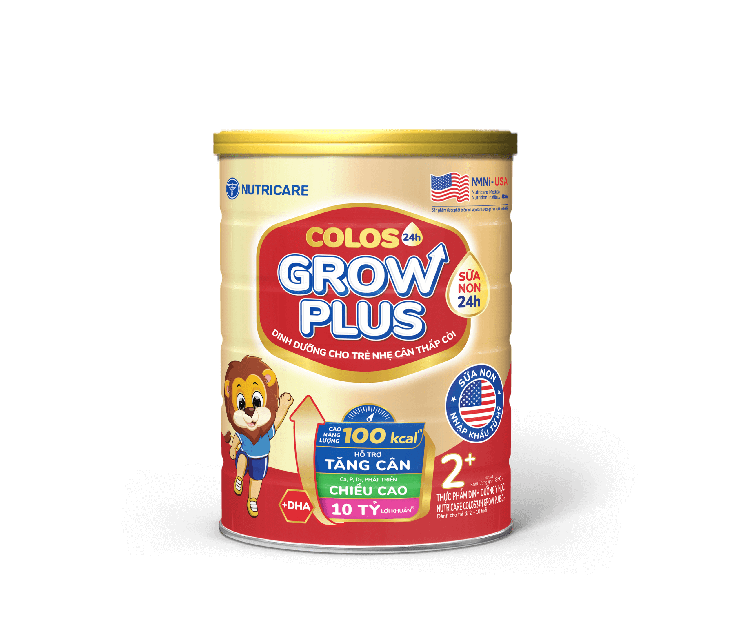 Thực phẩm dinh dưỡng y học Nutricare Colos24h Grow Plus 2+