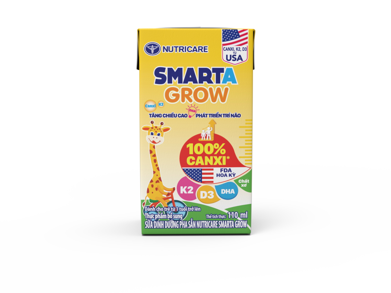 Sữa dinh dưỡng pha sẵn Nutricare Smarta Grow