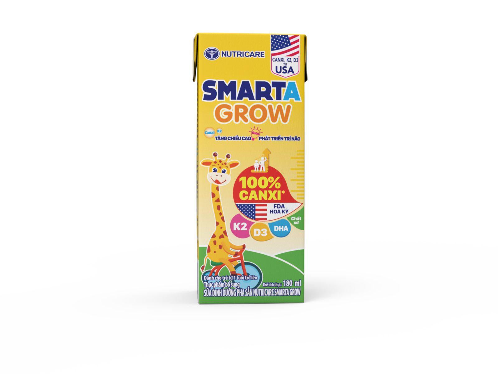 Sữa dinh dưỡng pha sẵn Nutricare Smarta Grow