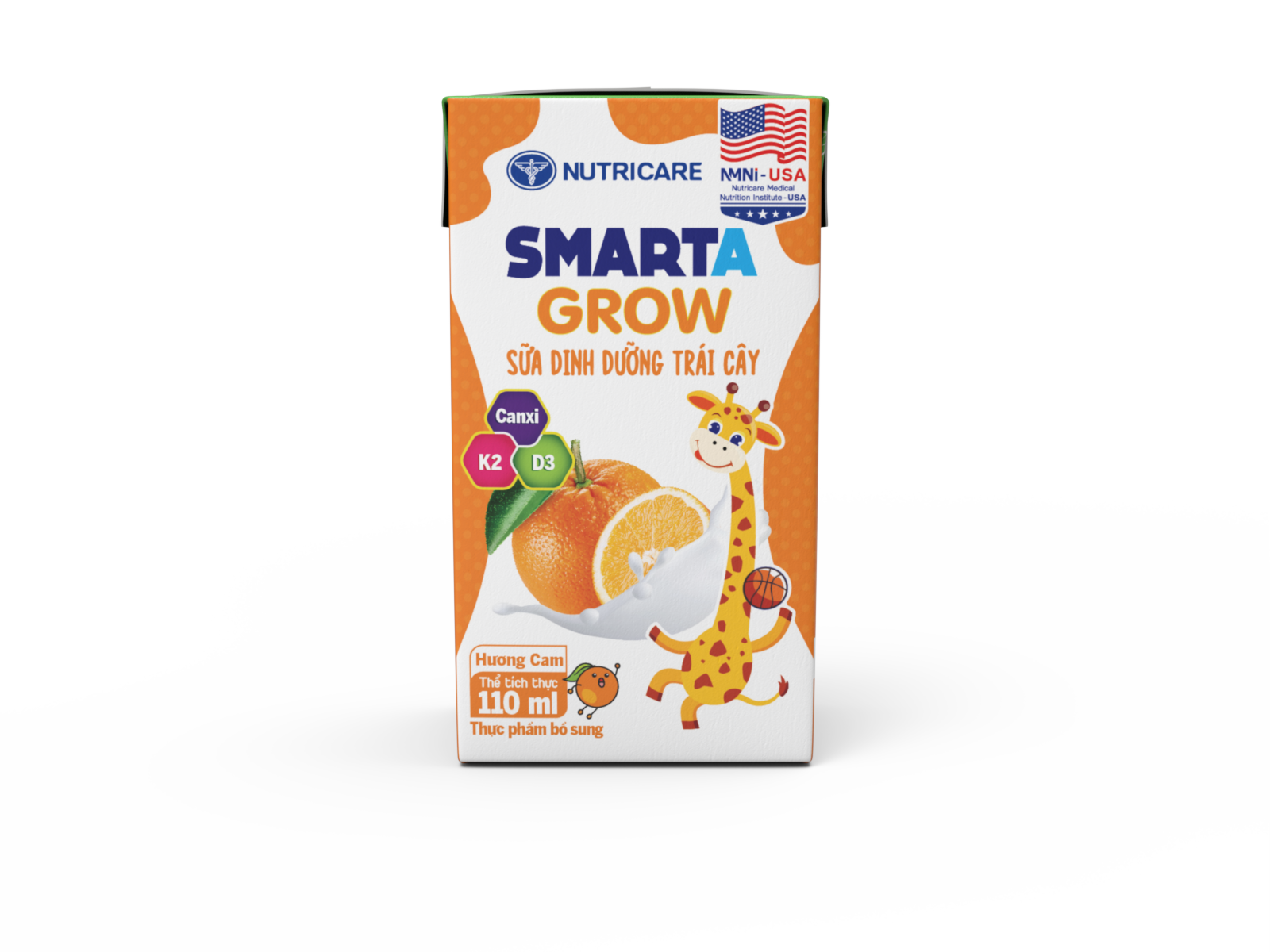 Sữa dinh dưỡng trái cây Nutricare Smarta Grow hương cam