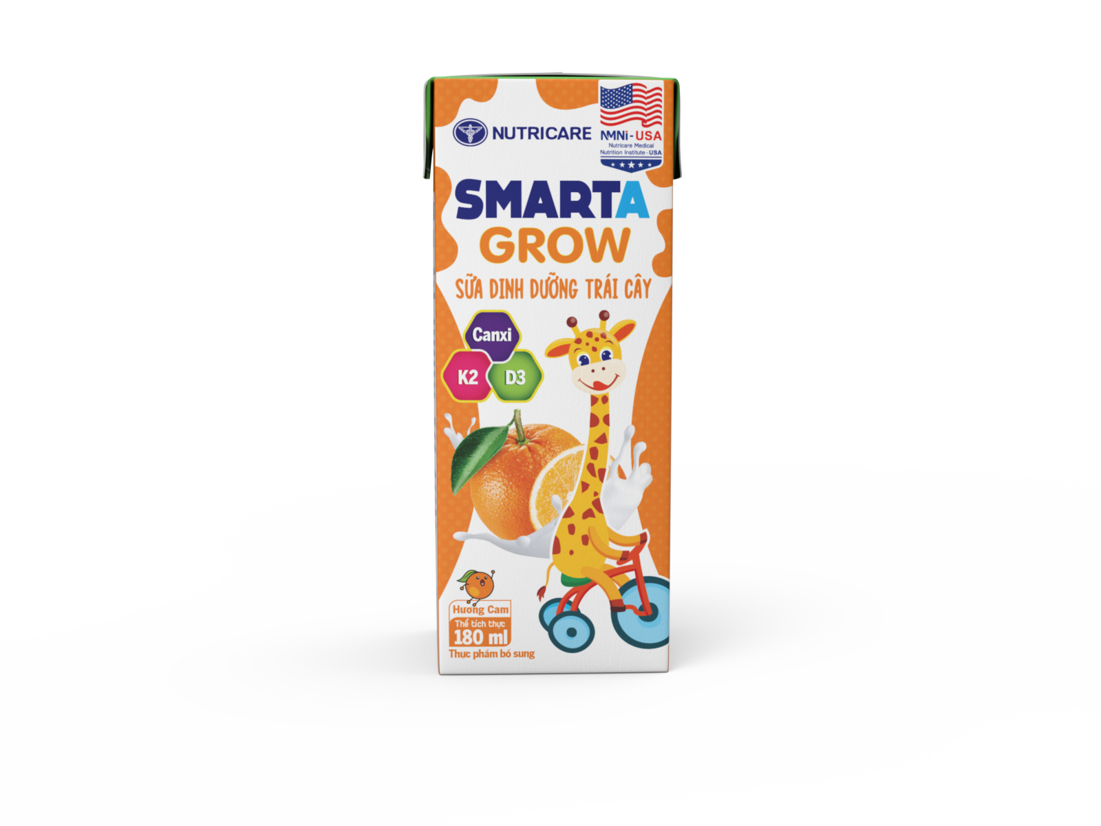 Sữa dinh dưỡng trái cây Nutricare Smarta Grow hương cam