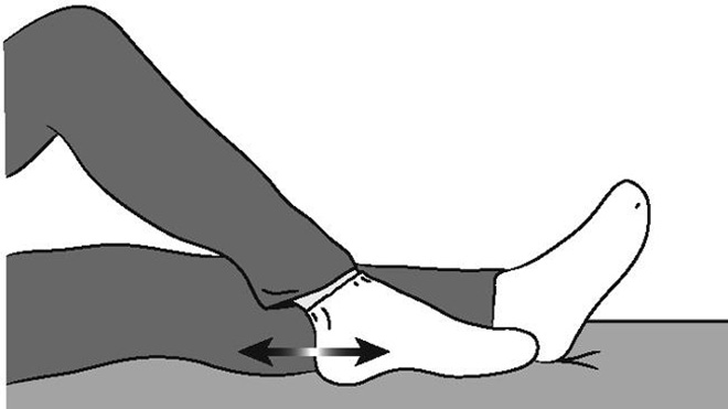 Bài tập trượt gót chân