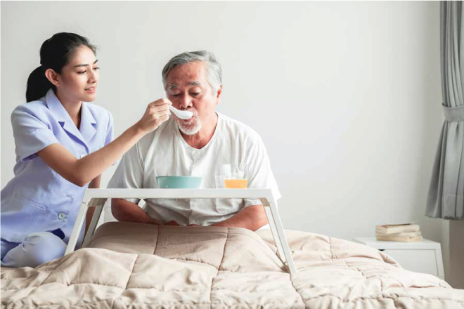 Bệnh nhân sau phẫu thuật