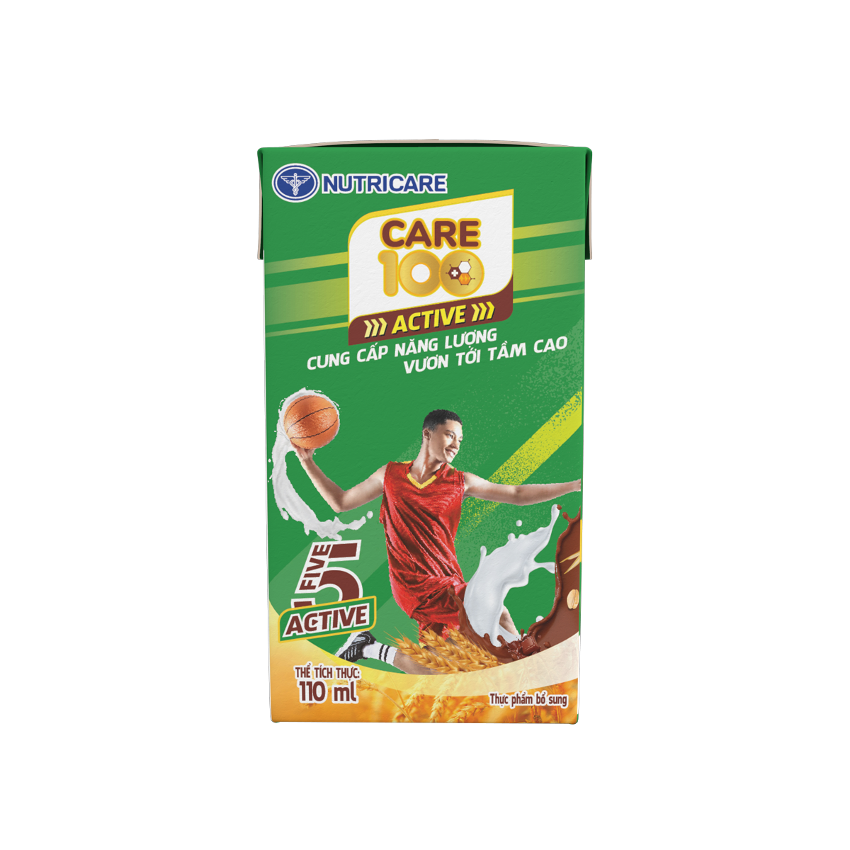 Thực phẩm bổ sung Sản phẩm dinh dưỡng Sữa Cacao Lúa mạch Care 100 Active