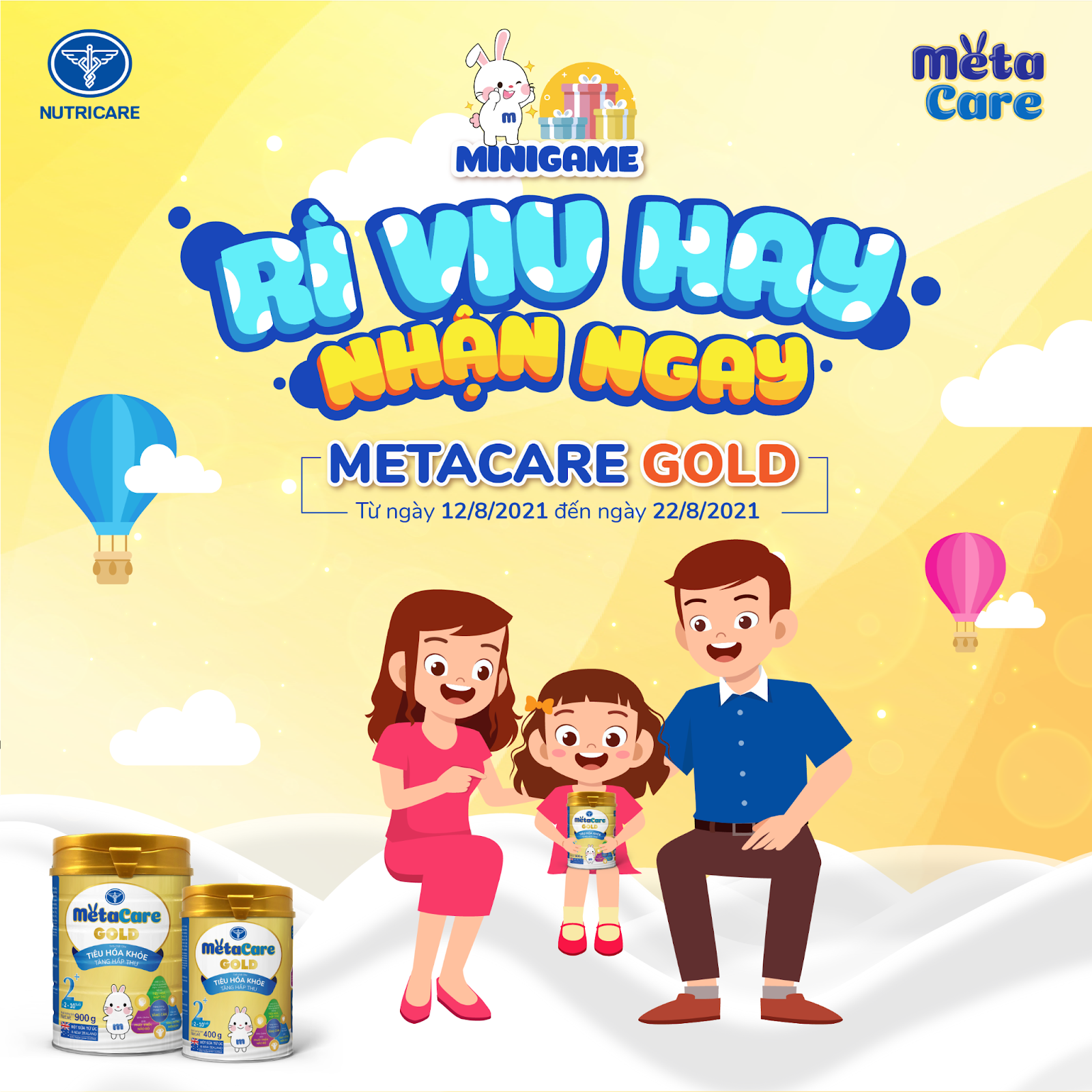Mini Game “Rì viu hay – Nhận ngay Metacare Gold”
