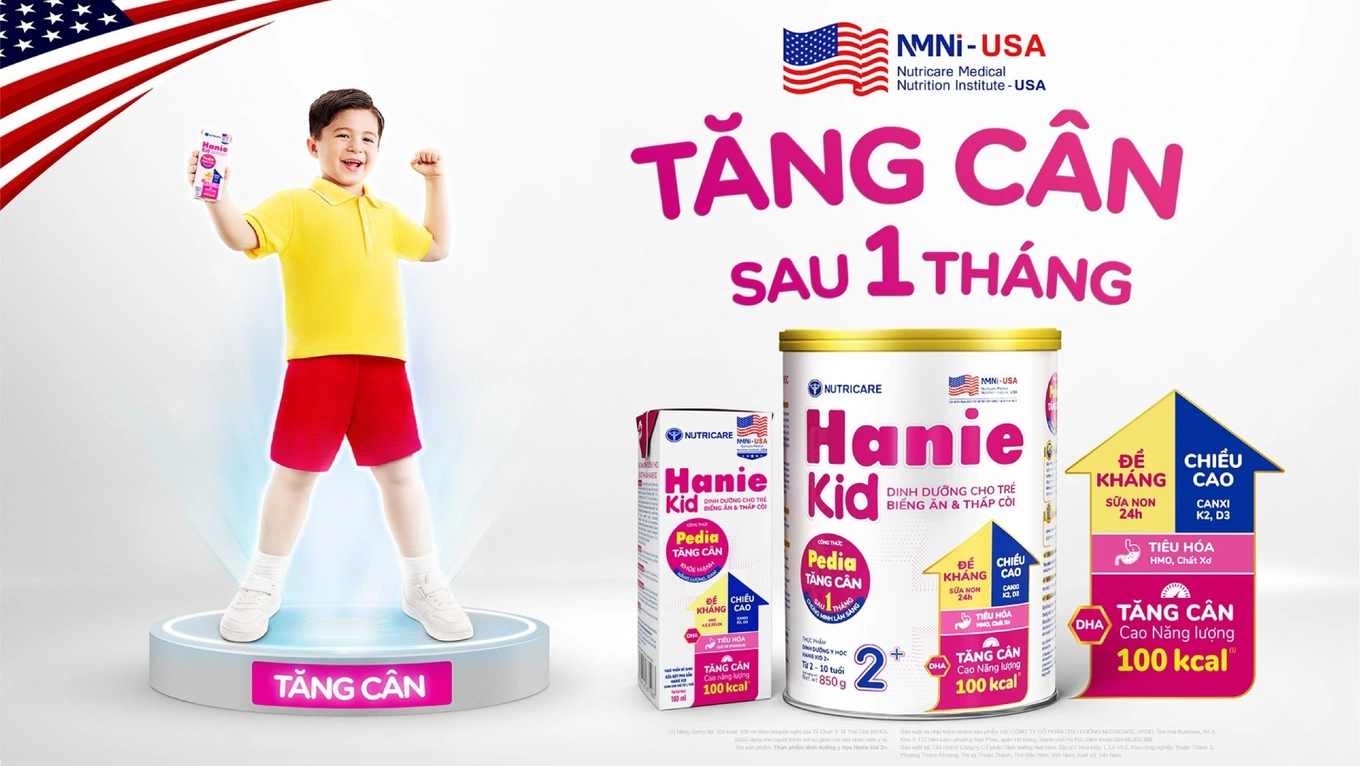 Ra mắt sản phẩm Hanie Kid mới phát triển bởi Viện Dinh dưỡng Y học Nutricare Hoa Kỳ