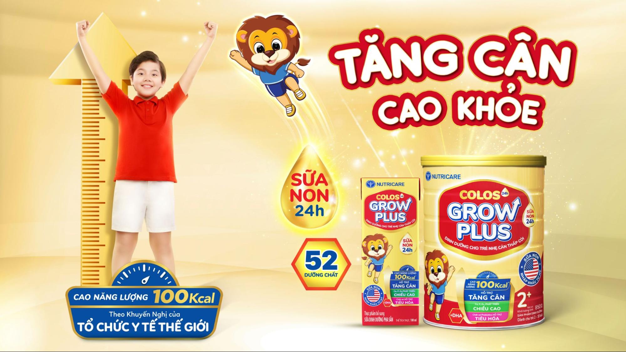 sữa công thức tăng cân cho bé