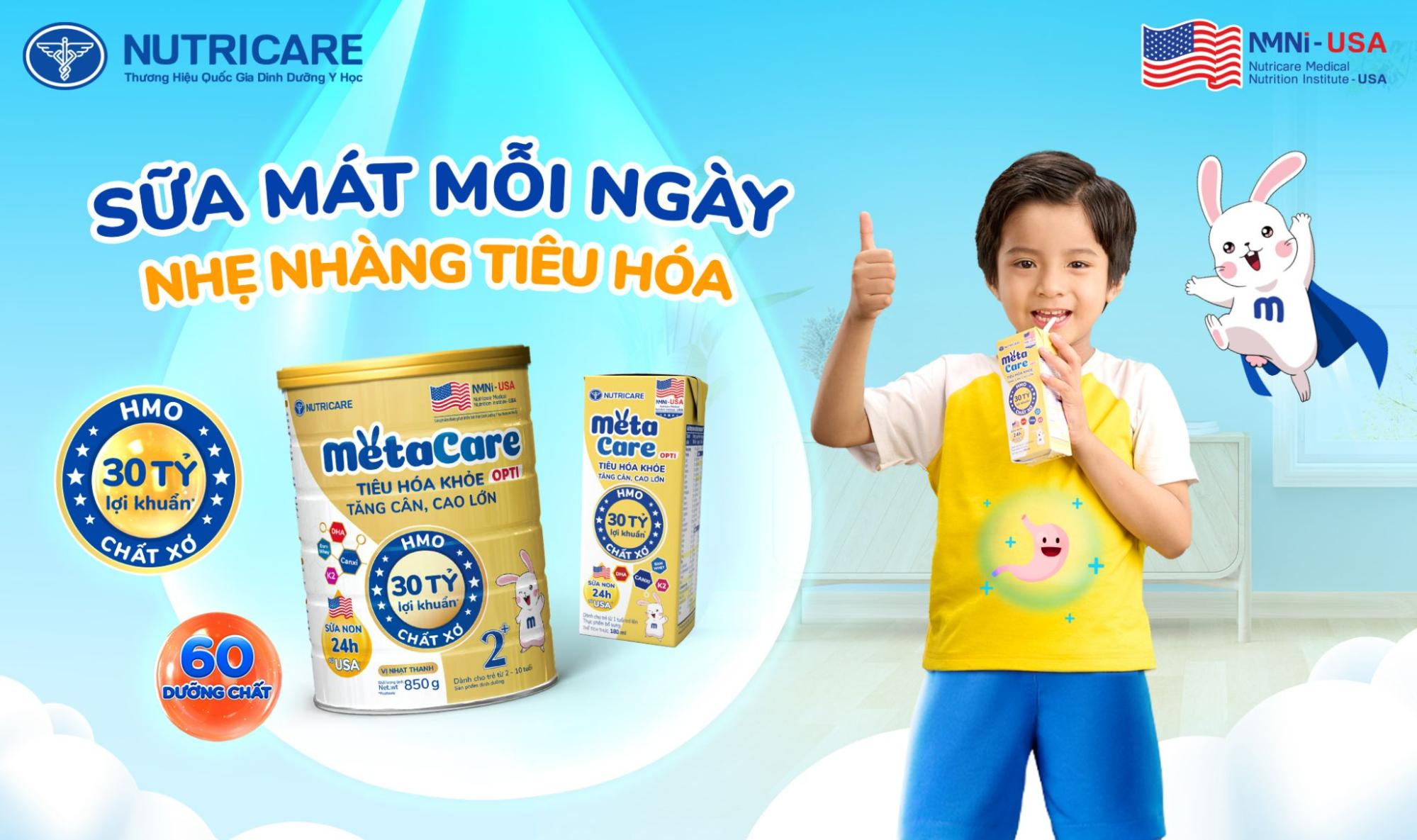 sữa mát tăng cân cho bé