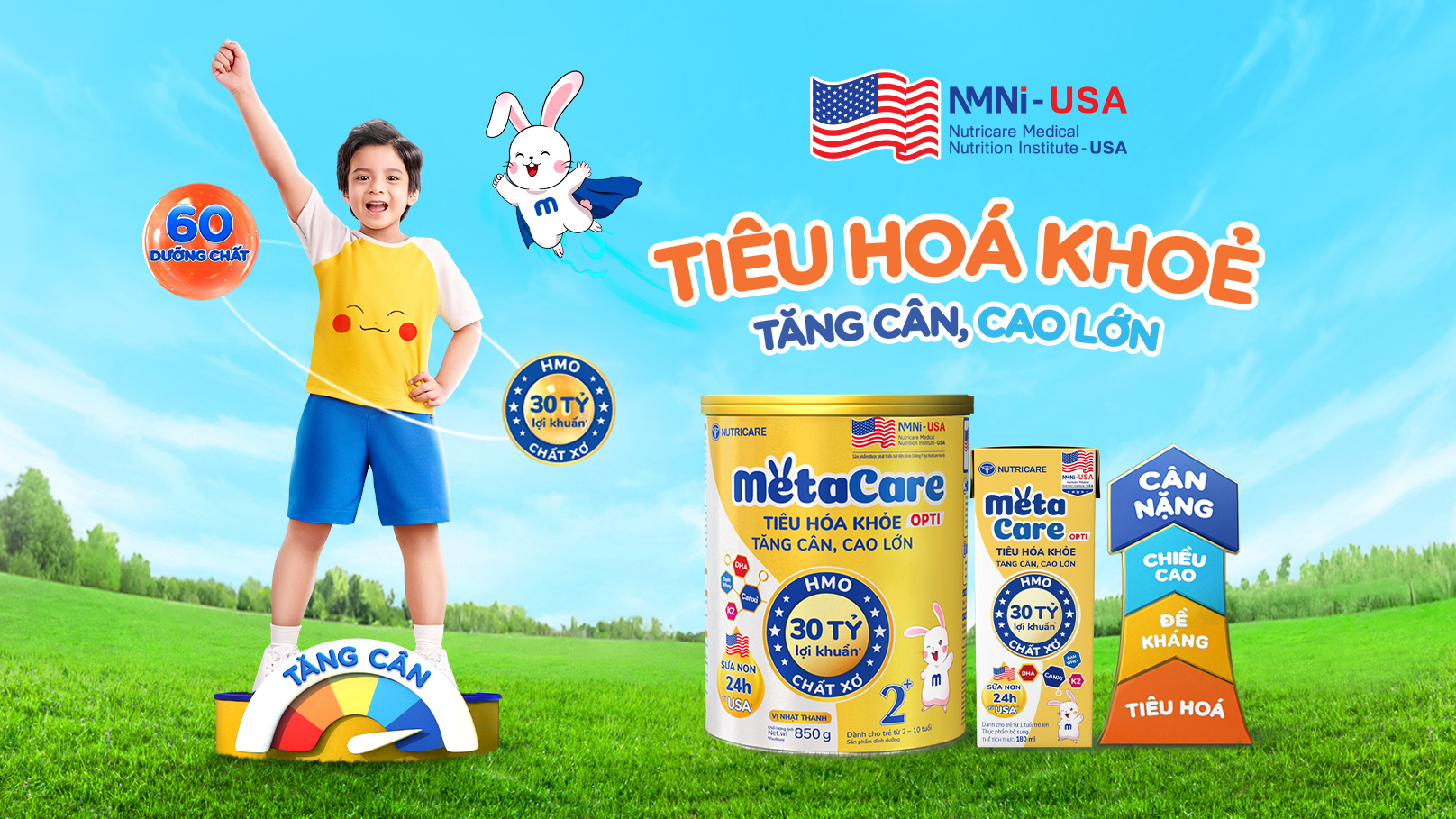 sữa mát tăng cân cho bé
