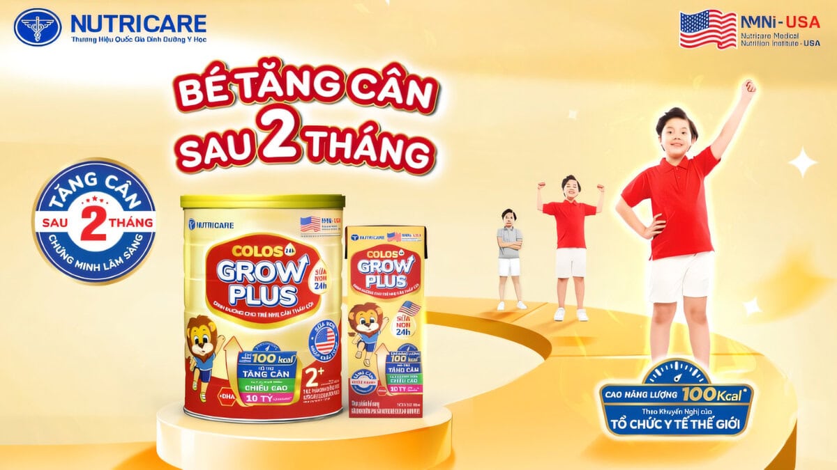 sữa phát triển chiều cao và trí não