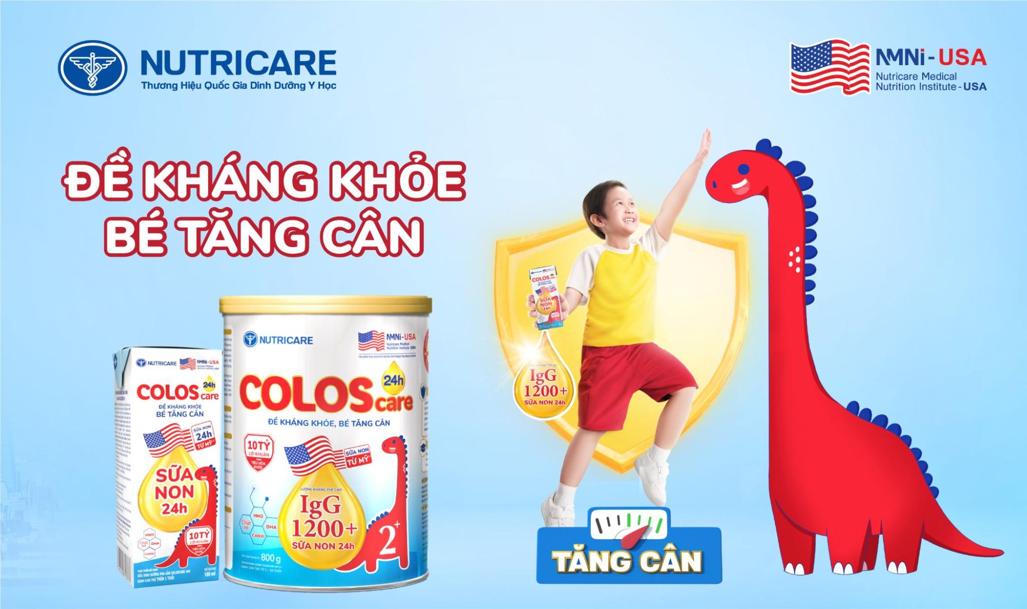 các loại sữa tăng cân cho bé