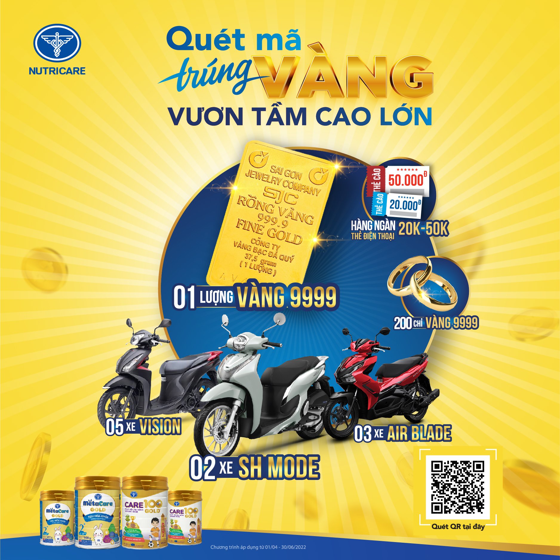 Chương trình Quét mã trúng vàng – Vươn tầm cao lớn