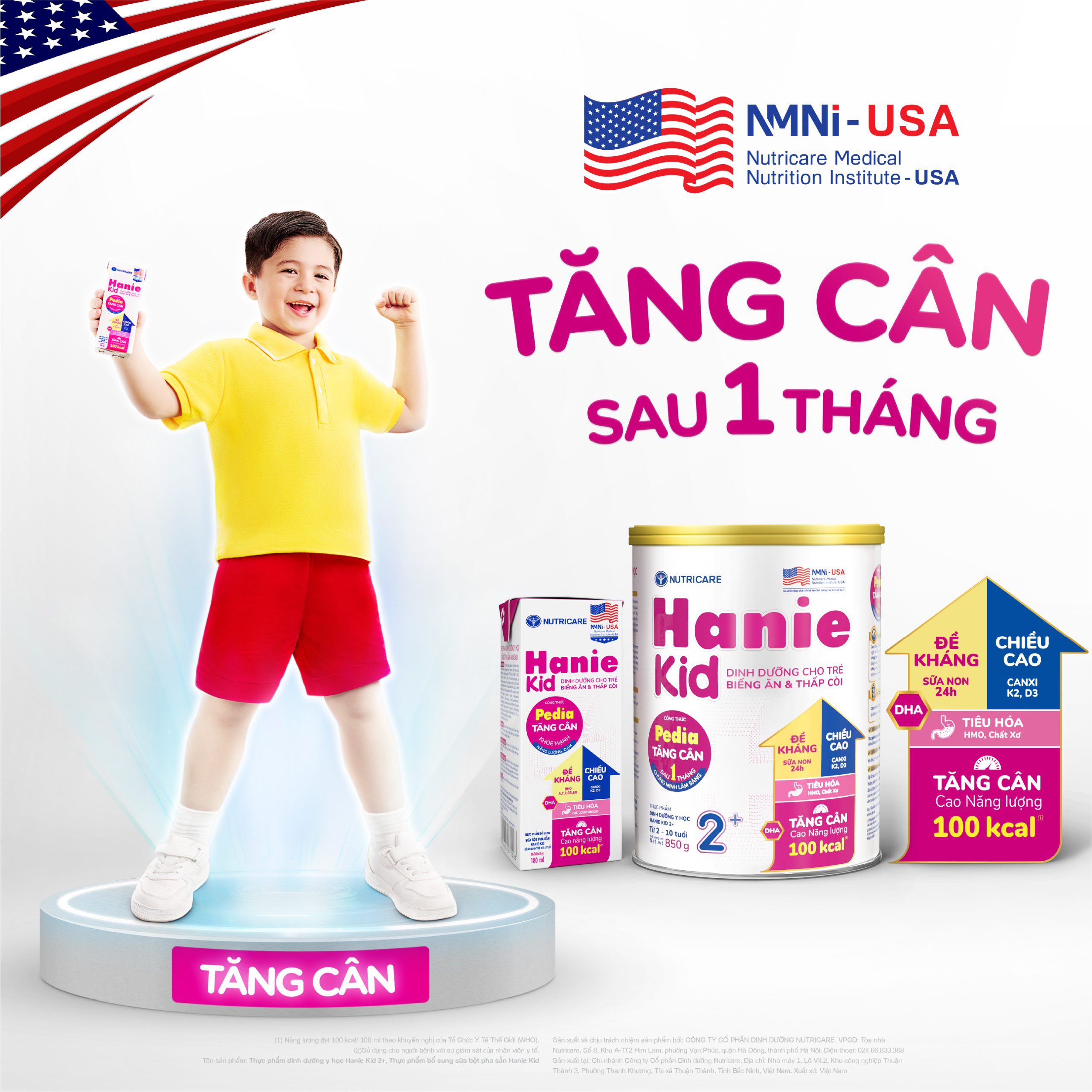 New Hanie Kid – Medical Nutrition – Weight gain after 1 month