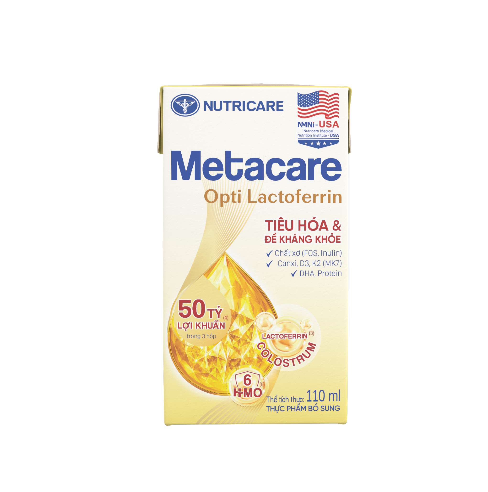 Thực phẩm bổ sung Sữa dinh dưỡng pha sẵn  Metacare Opti Lactoferrin