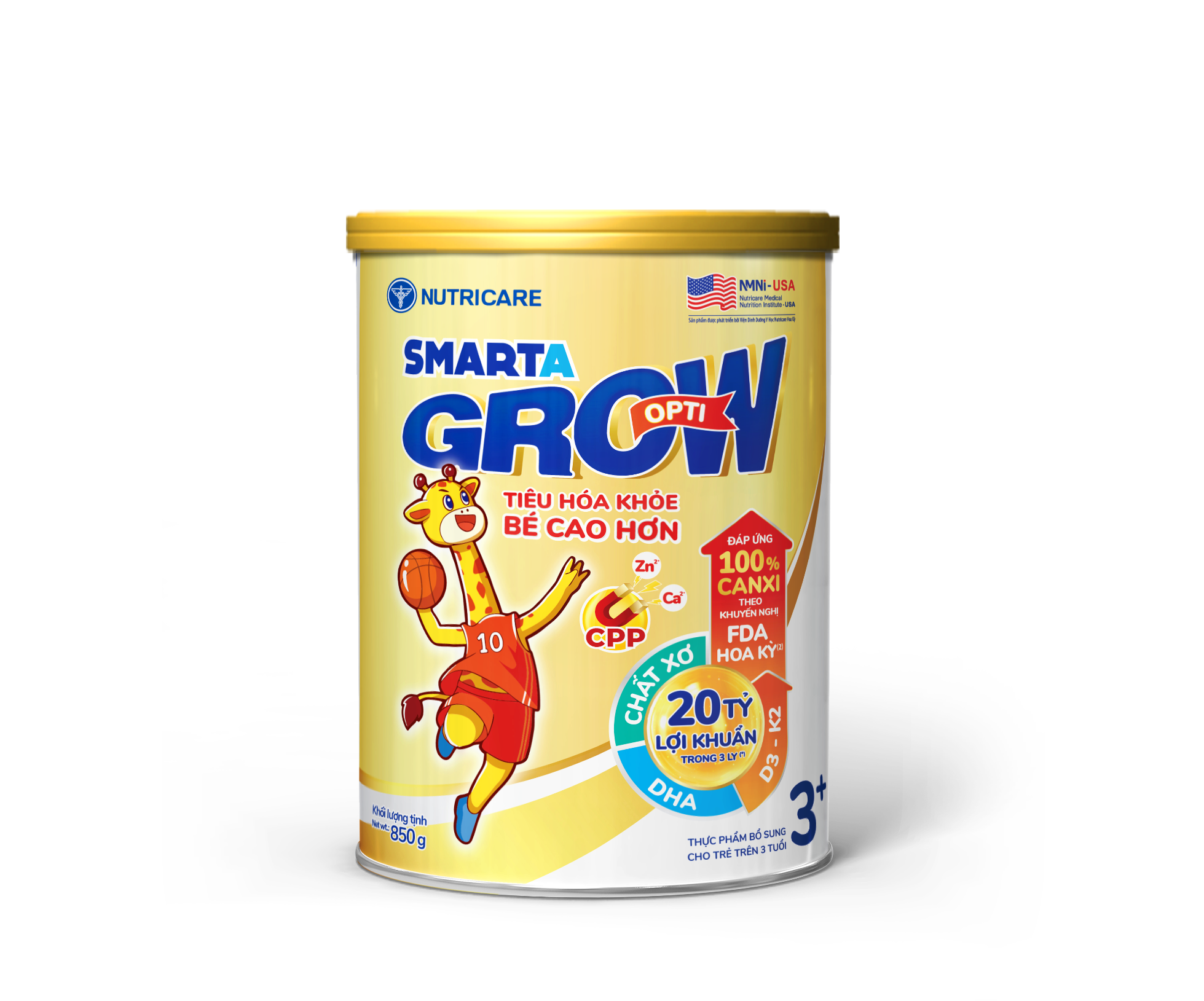 Thực phẩm bổ sung Sản phẩm dinh dưỡng Nutricare Smarta Grow Opti