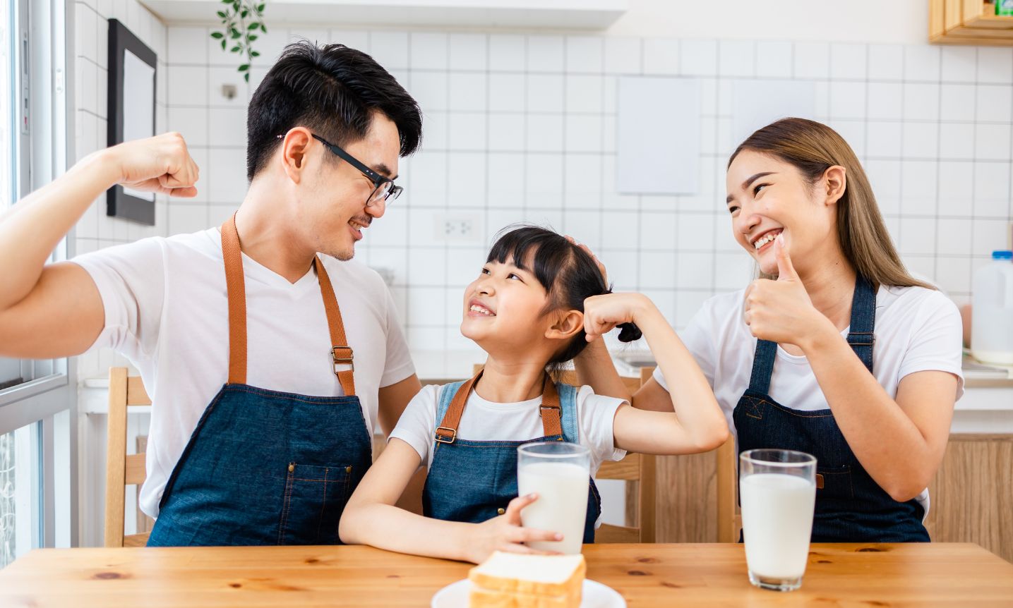 bữa sáng dinh dưỡng cho trẻ tiểu học