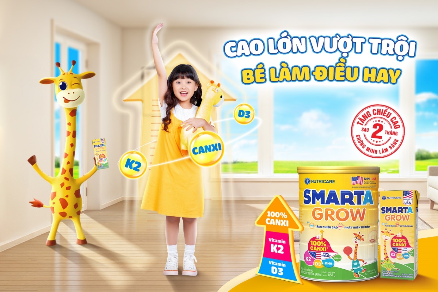 Clinically proven nutritional solution for better height of children in 2 months