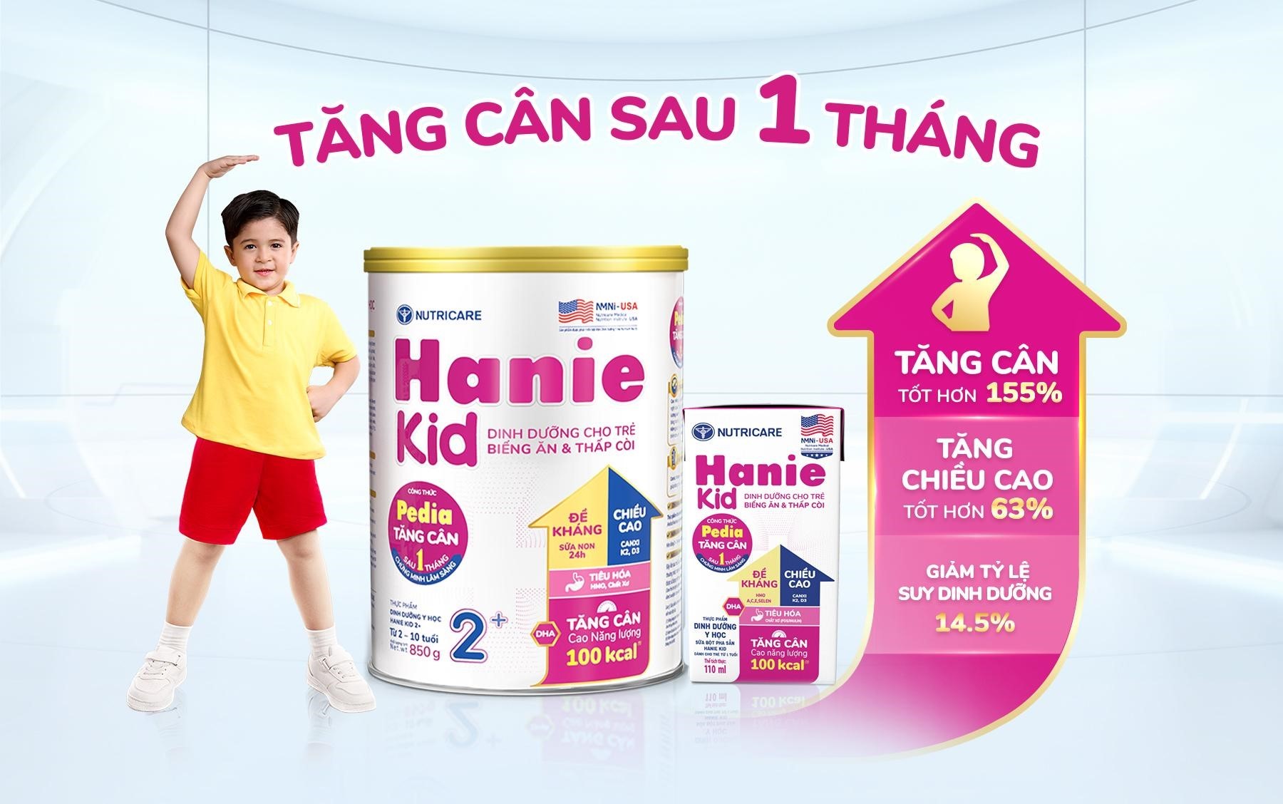 Medical Nutrition helps children improve anorexia and gain weight after 1 month