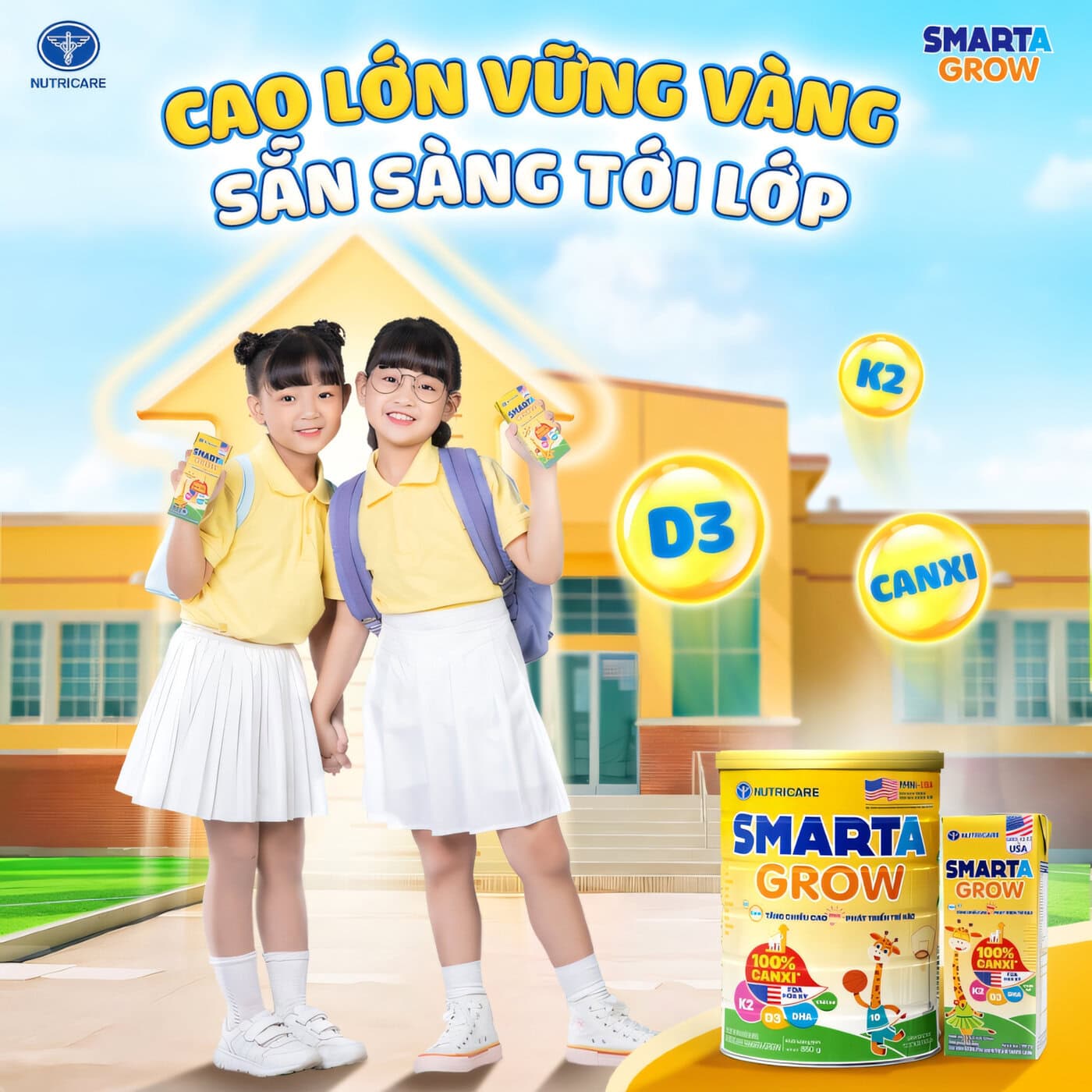 Sữa hộp tăng chiều cao