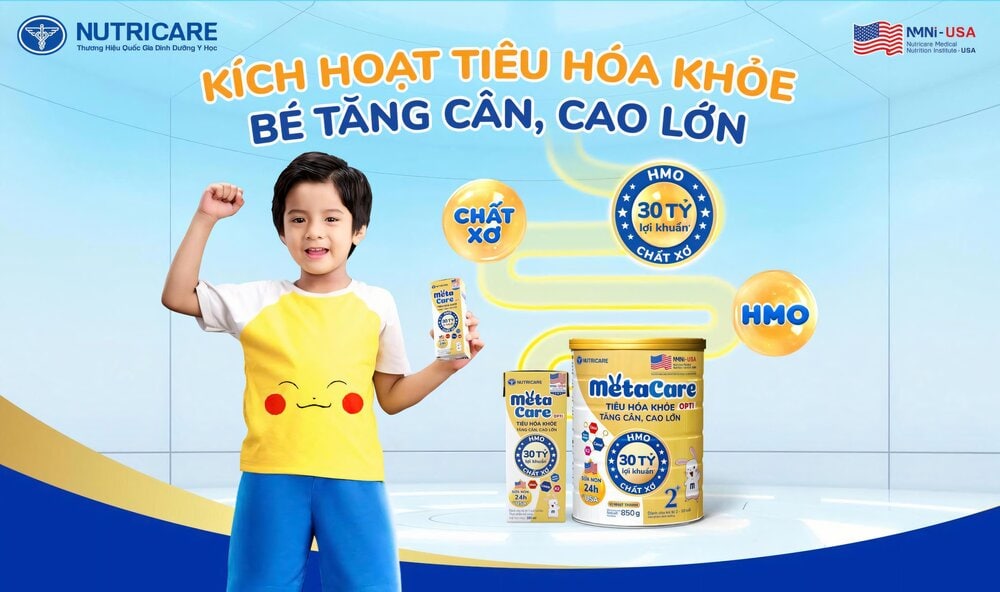 sữa bột tăng cân cho bé