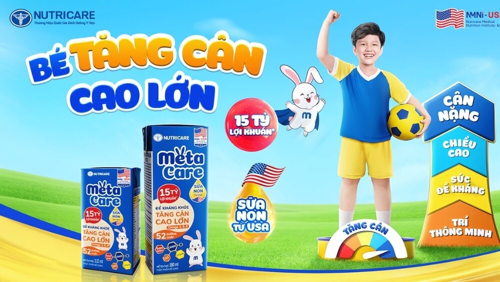 Sữa tăng chiều cao cho bé 3 tuổi trở lên