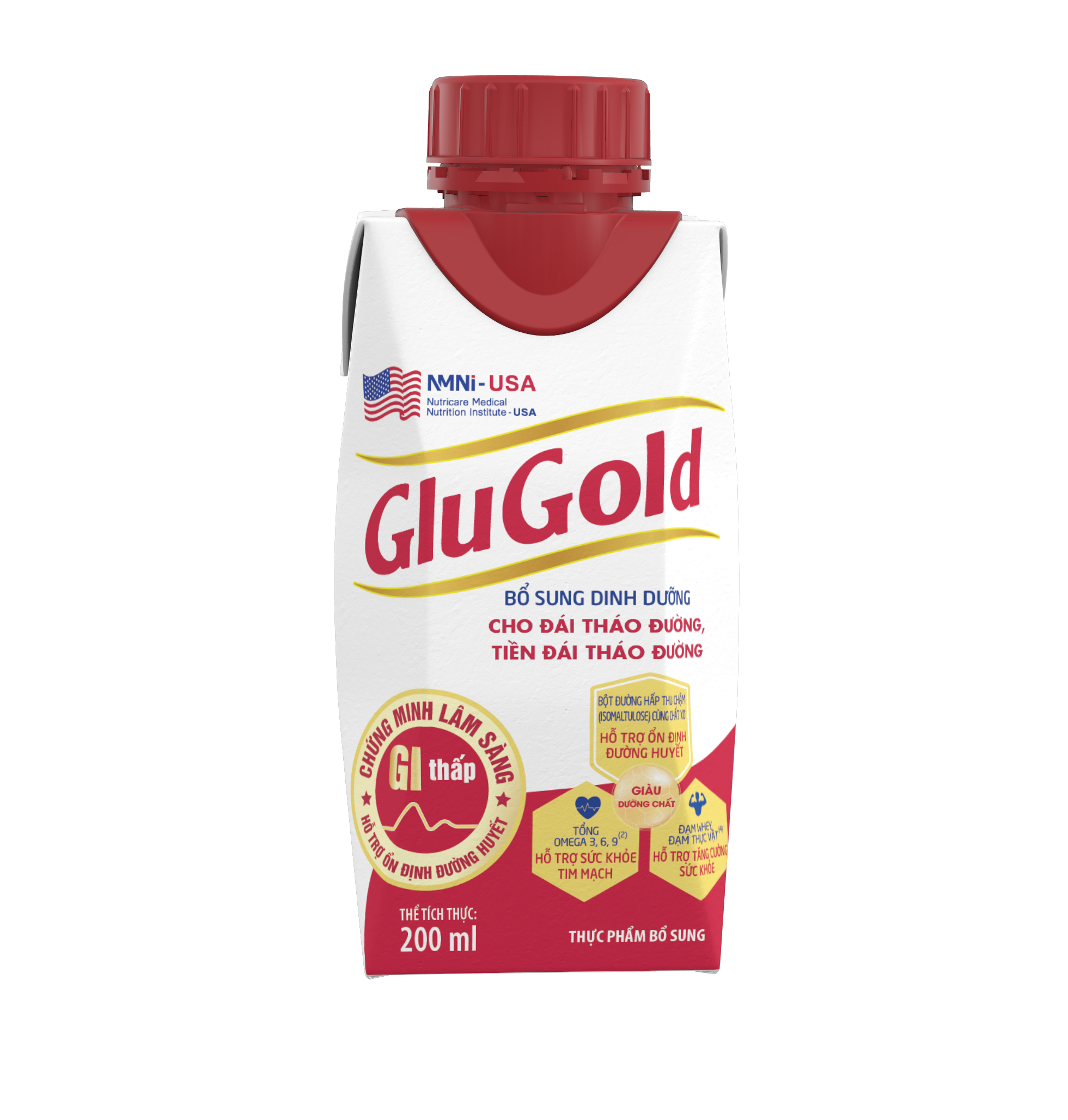 Thực phẩm bổ sung Sữa dinh dưỡng pha sẵn Nutricare GluGold