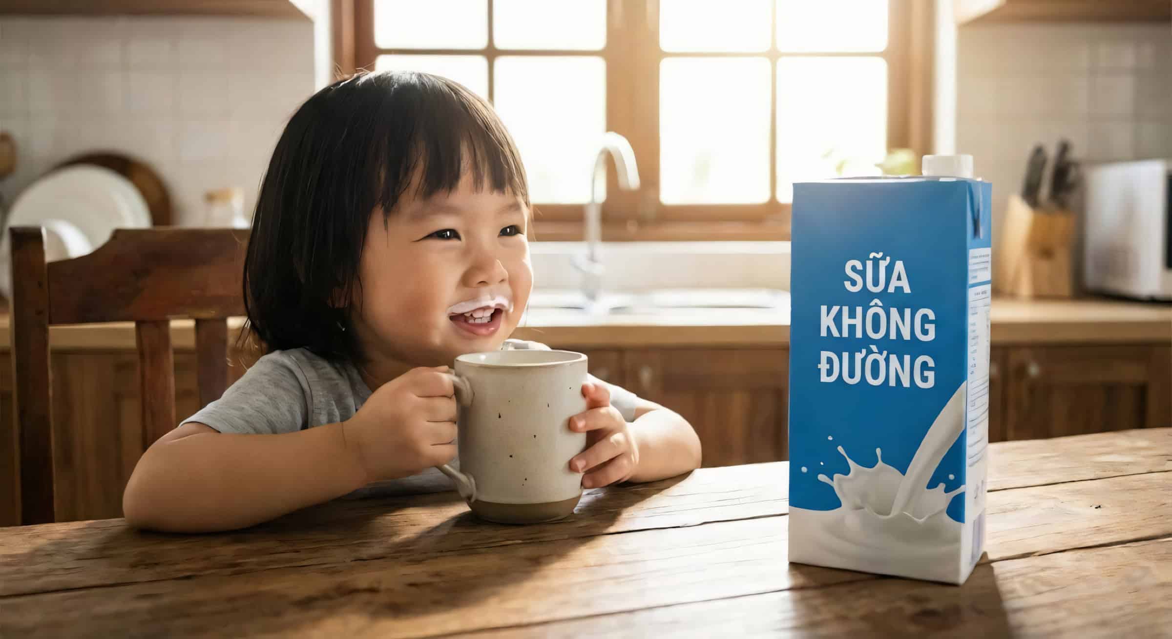 Uống sữa tươi không đường có tăng cân không