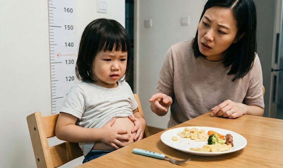 bé bị táo bón lâu ngày