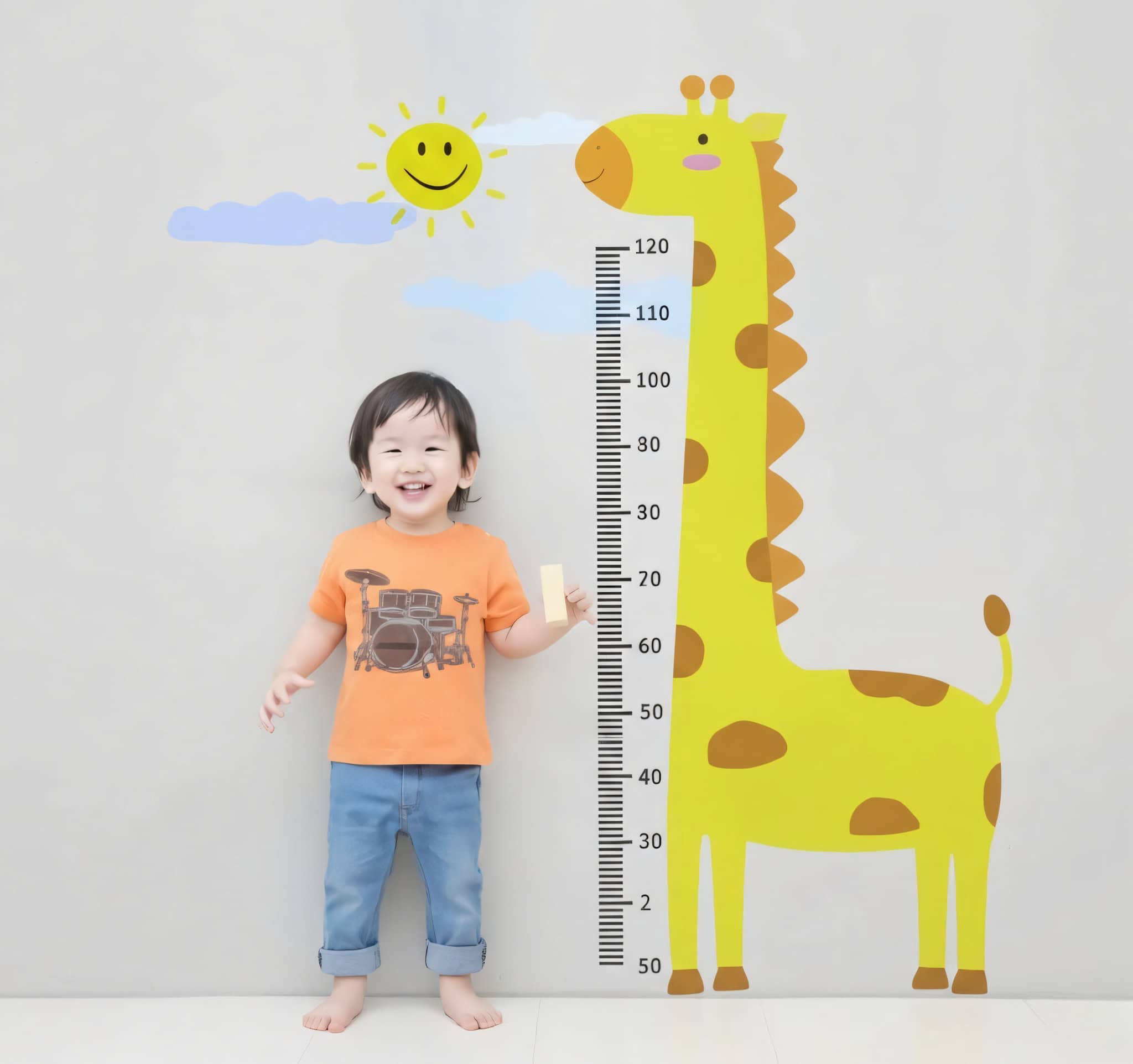 Chiều cao bé trai 4 tuổi